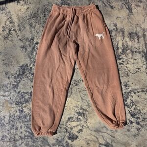 PINK Victoria's Secret Brown Jogger Sweatpants